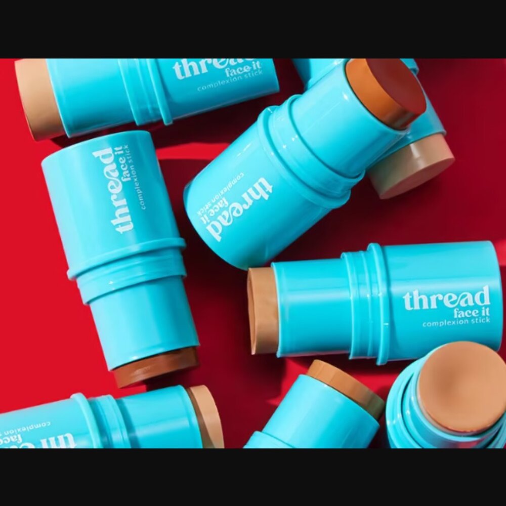 🌈4/$20 NIP THREAD BEAUTY Face It Multi-Use Complexion Stick 110 Medium Golden - Picture 4 of 4